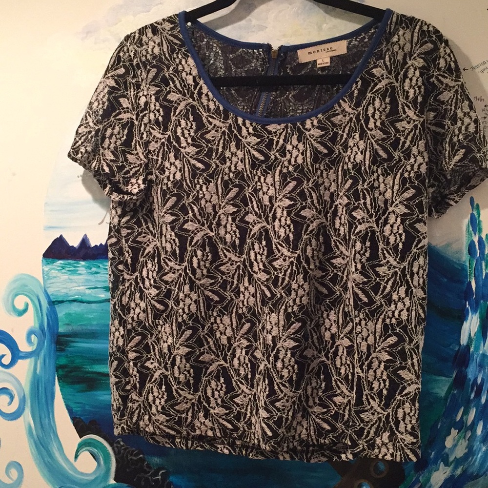 Monteau lace dress shirt